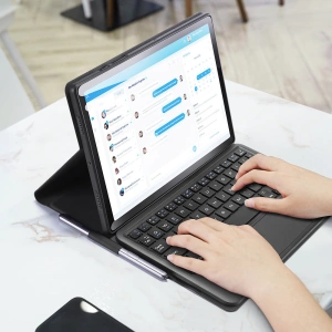 Kup Etui Dux Ducis Touchpad Keyboard Case Bluetooth Samsung Galaxy Tab A8 10.5 černé - DDS1037 - {ean13} - Sklep Home Screen