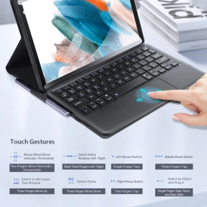 Kup Case Dux Ducis Touchpad Tastaturhülle Bluetooth Samsung Galaxy Tab A8 10.5 schwarz - DDS1037 - {ean13} - Sklep Home Screen