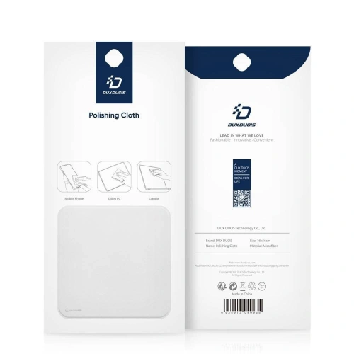 Kup Cearceaf Dux Ducis pentru curățare din microfibra 160mm x 160mm gri - DDS1054 - {ean13} - Sklep Home Screen