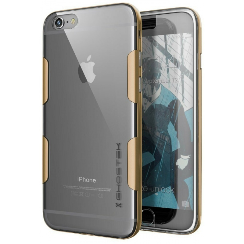 Etui Ghostek Cloak Apple iPhone 6/6s Plus Gold + Szkło