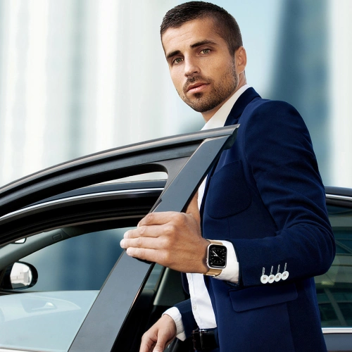 Buy Dux Ducis Magnetic Strap Apple Watch 4/5/6/7/8/9/SE/10 40/41/42mm gold (Milanese Version) - DDS1074 - {ean13} - Home Screen Store Europe