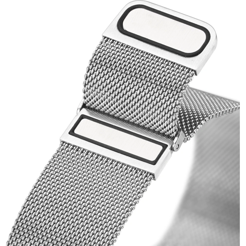 Pasek Dux Ducis Magnetic Strap Apple Watch 4/5/6/7/SE/8/9/Ultra 44/45/49mm srebrny (Milanese Version)