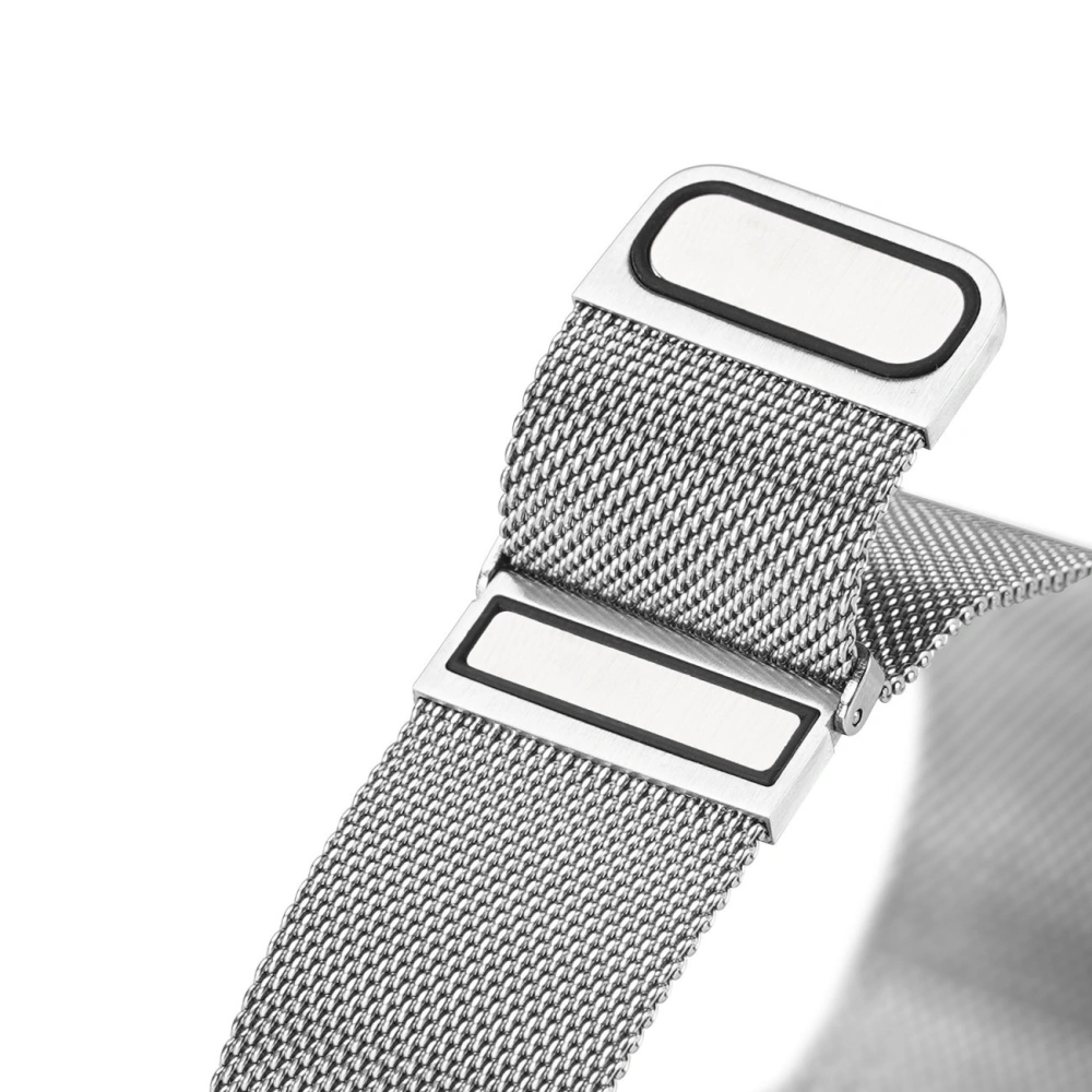 Pasek Dux Ducis Magnetic Strap Apple Watch 4/5/6/7/8/9/SE/10 40/41/42mm srebrny (Milanese Version)