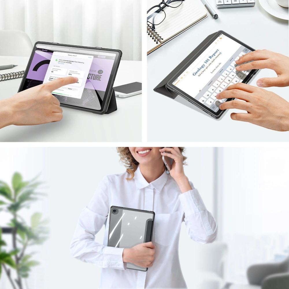 Etui Dux Ducis Toby Lenovo Tab M10 Plus Gen 3 stylus holder czarny