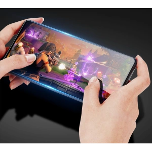 Dux Ducis 9D Edzett Üveg Oppo A76/A36/Realme 9i fekete (tokbarát)