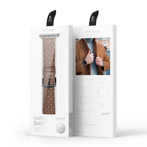 Kup Dux Ducis Lederarmband Apple Watch 4/5/6/7/8/9/SE/10 40/41/42mm braun (Enland Version) - DDS1107 - {ean13} - Sklep Home Screen