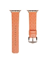 Dux Ducis Bőr Szíj Apple Watch 4/5/6/7/8/9/SE/10 40/41/42mm narancssárga (Enland Verzió)