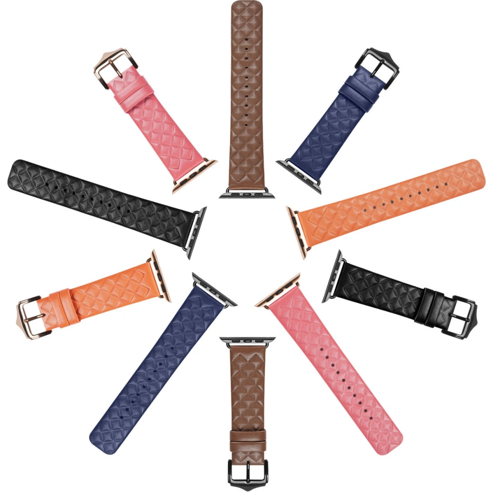 Pasek Dux Ducis Leather Strap Apple Watch 4/5/6/7/SE/8/9/Ultra 44/45/49mm czarny (Enland Version)