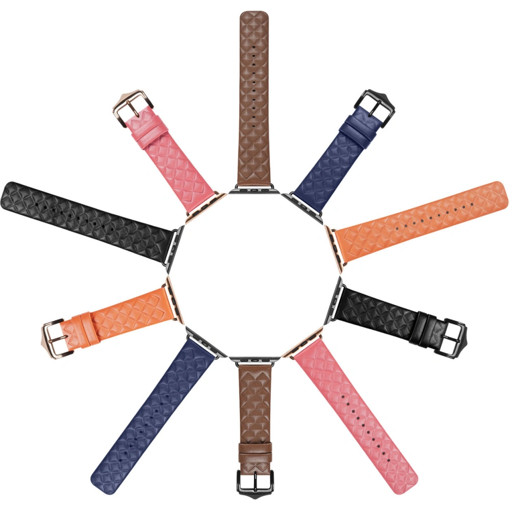 Pasek Dux Ducis Leather Strap Apple Watch 4/5/6/7/SE/8/9/Ultra 44/45/49mm czarny (Enland Version)