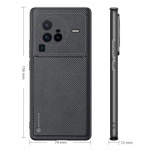 Kup Dux Ducis Fino tok Vivo X80 Pro fekete - DDS1122 - {ean13} - Sklep Home Screen