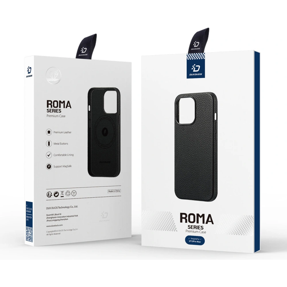 Etui Dux Ducis Roma Apple iPhone 13 Pro Max czarny