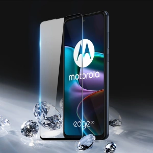 Sticlă securizată Dux Ducis 10D Sticlă Temperată Motorola Edge 30 neagră (compatibilă cu husele)