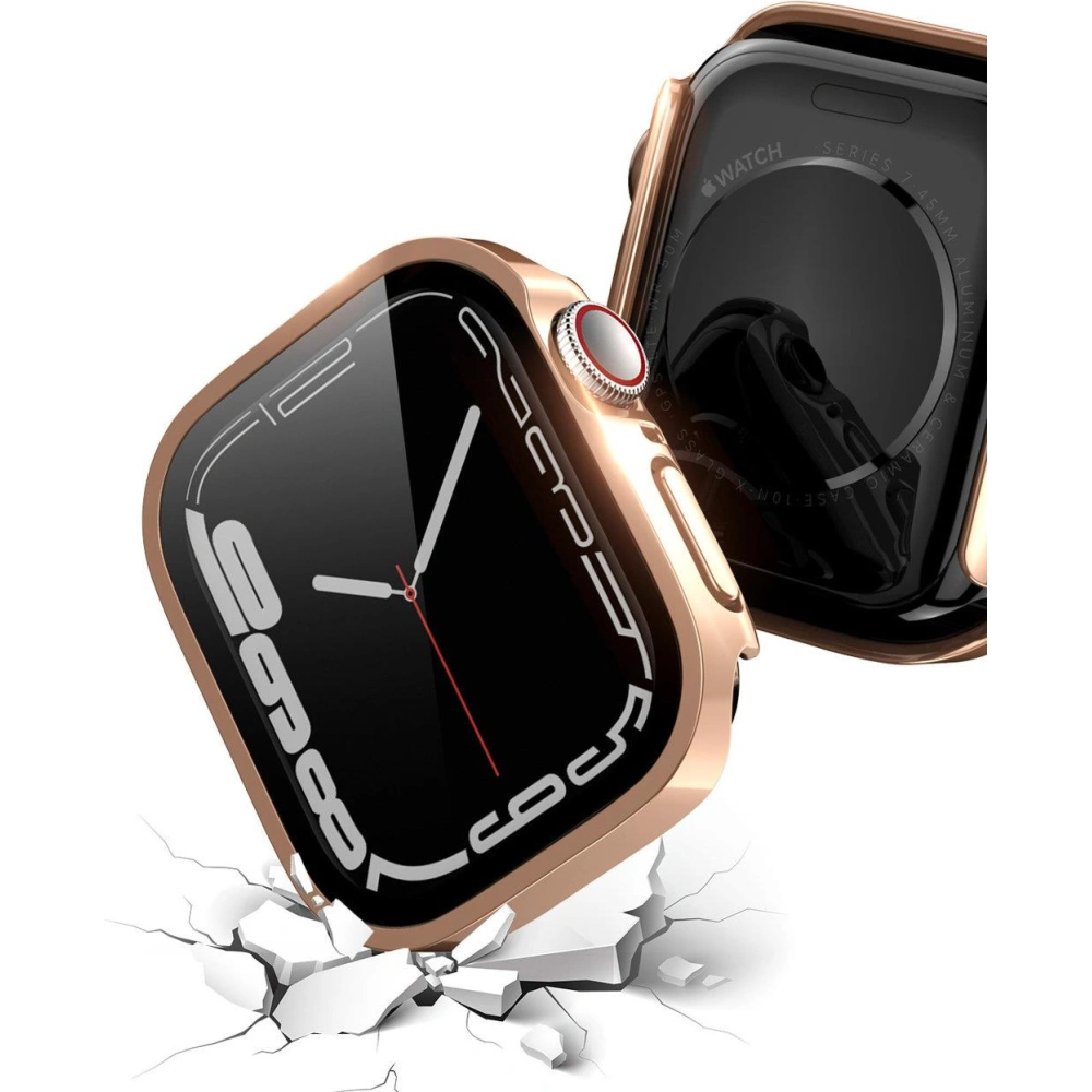 Etui Dux Ducis Hamo Apple Watch 7 41mm różowy