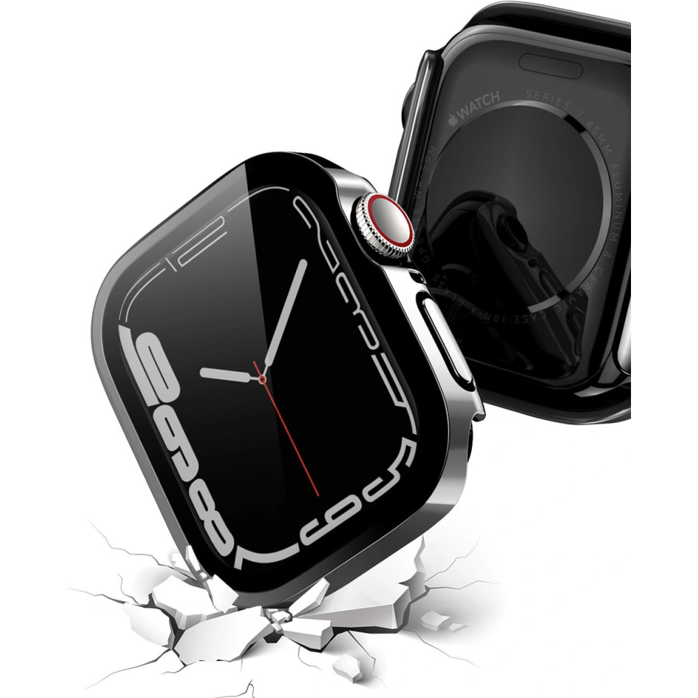 Etui Dux Ducis Hamo Apple Watch 7 45mm czarny