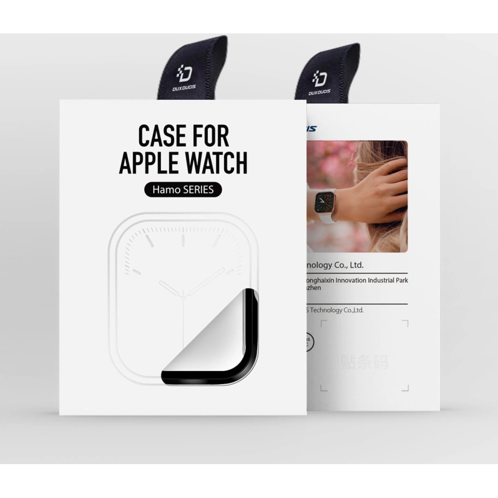 Etui Dux Ducis Hamo Apple Watch 7 45mm czarny