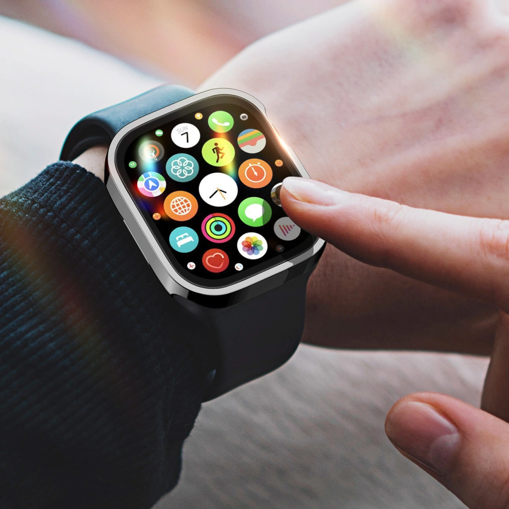 Etui Dux Ducis Hamo Apple Watch 7 45mm czarny