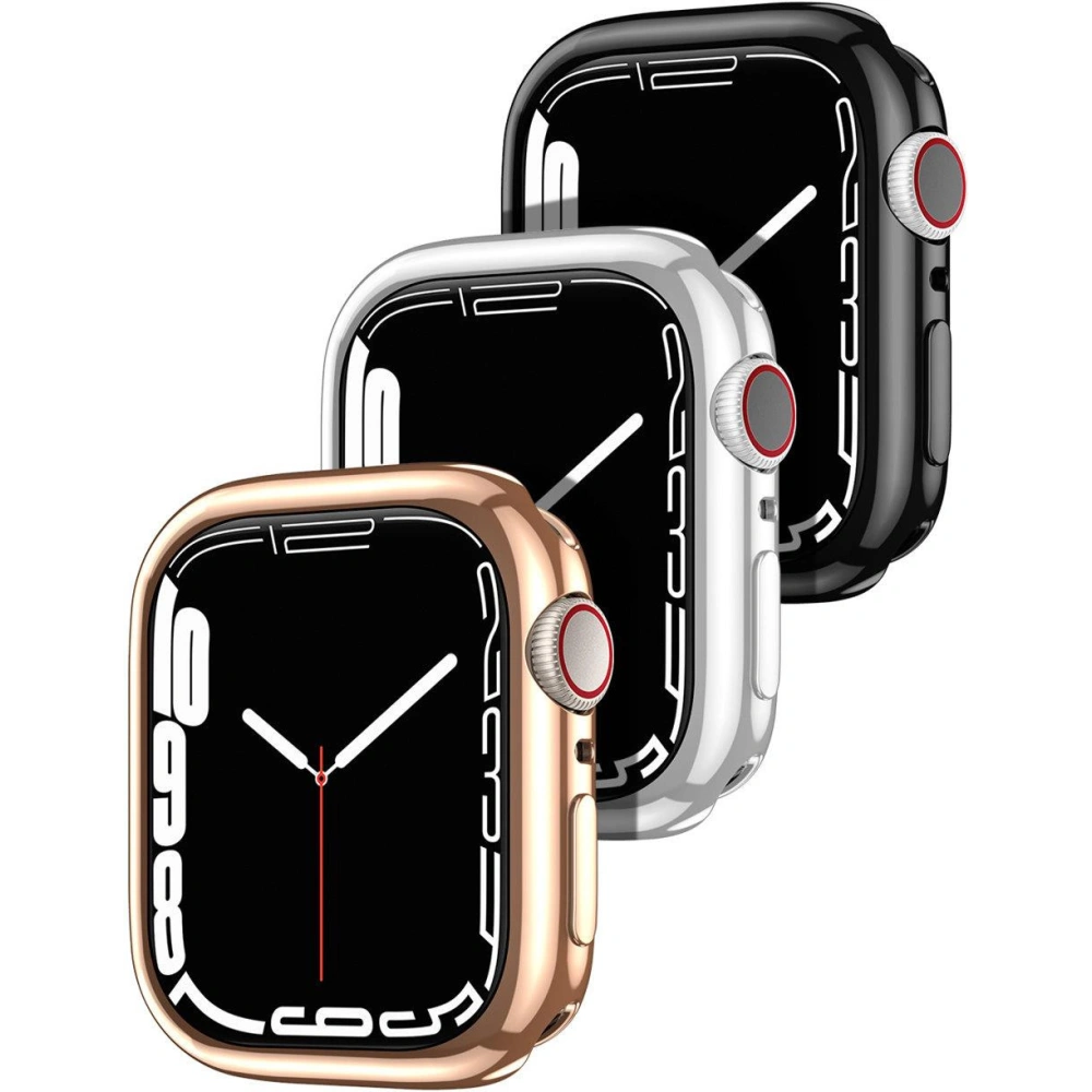 Etui Dux Ducis Samo Apple Watch 4/5/6/7/SE/8/9 40/41MM srebrny