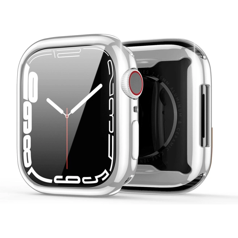 Etui Dux Ducis Samo Apple Watch 4/5/6/7/SE/8/9 40/41MM srebrny