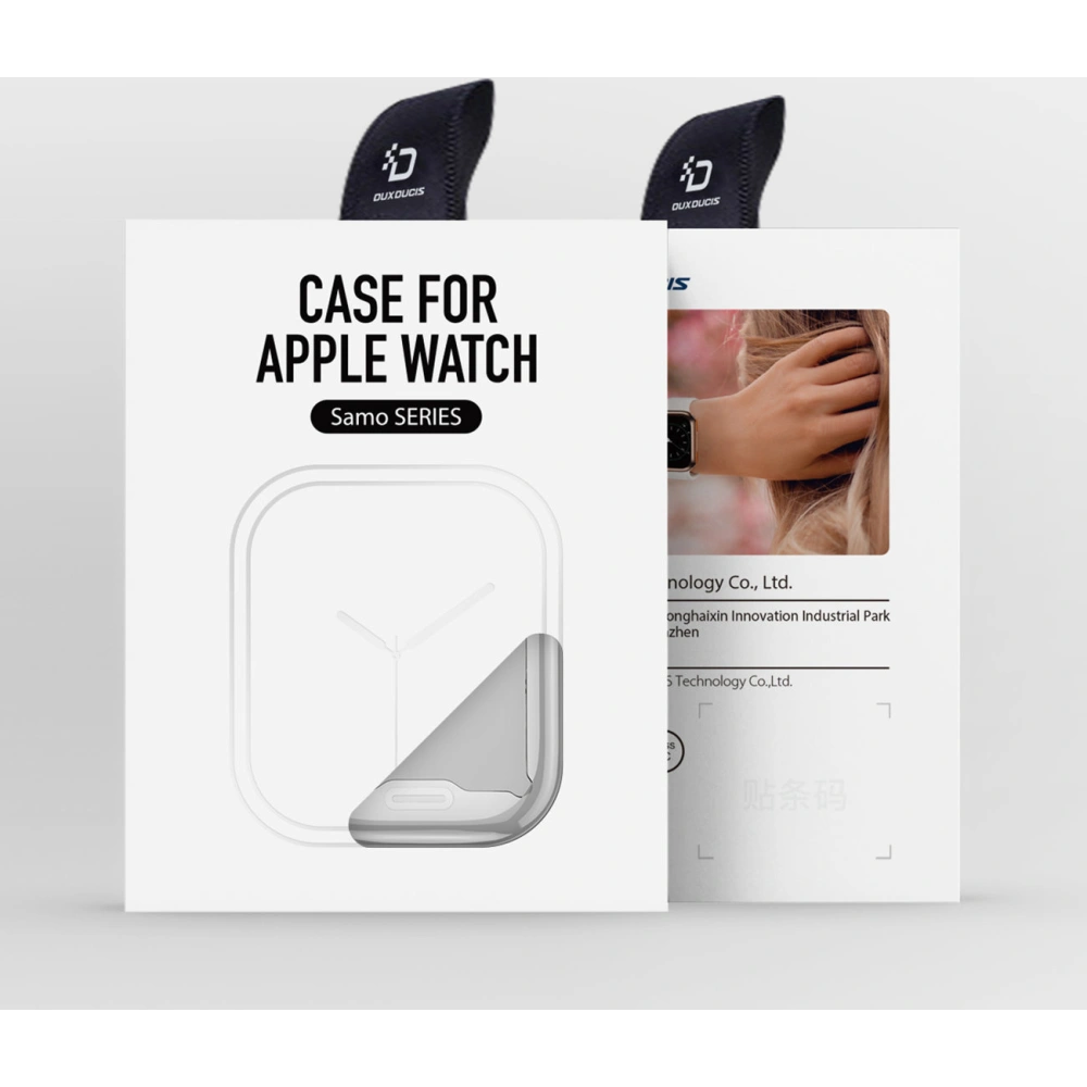 Etui Dux Ducis Samo Apple Watch 7 45mm srebrny