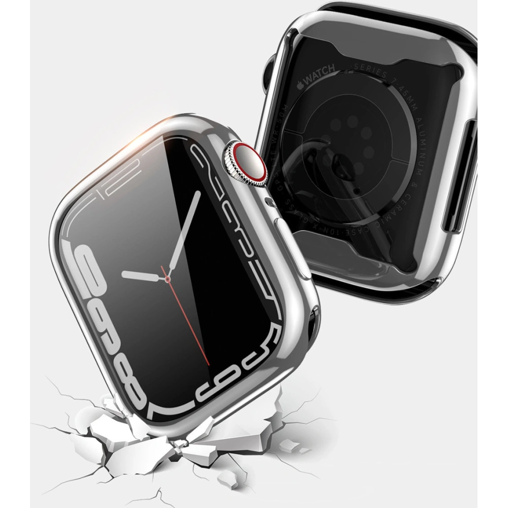 Etui Dux Ducis Samo Apple Watch 7 45mm srebrny