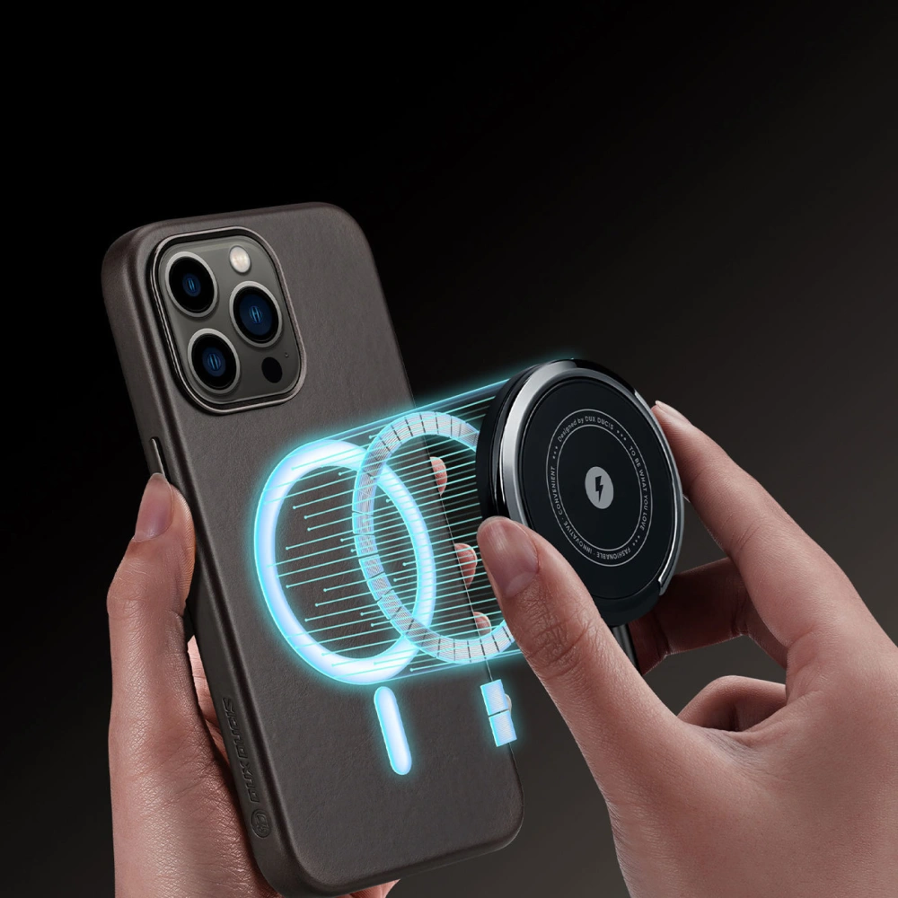 Etui Dux Ducis Naples MagSafe Apple iPhone 13 Pro Max ciemnobrązowy