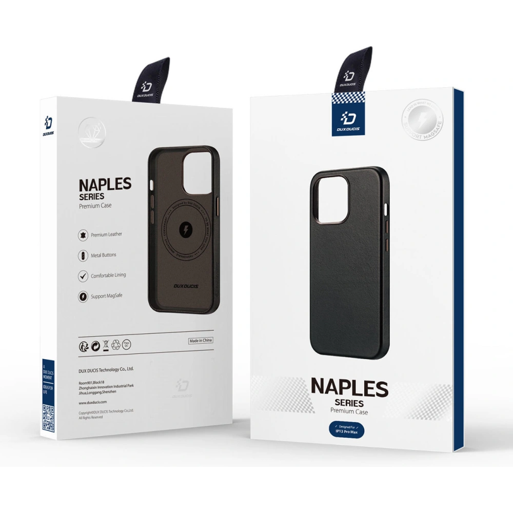 Etui Dux Ducis Naples MagSafe Apple iPhone 13 Pro Max ciemnobrązowy