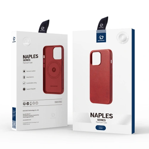 Kup Etui Dux Ducis Naples MagSafe Apple iPhone 13 Pro czerwony - DDS1188 - {ean13} - Sklep Home Screen