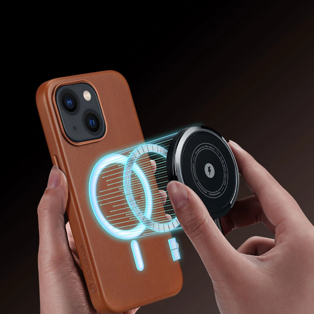 Etui Dux Ducis Naples MagSafe Apple iPhone 13 brązowy