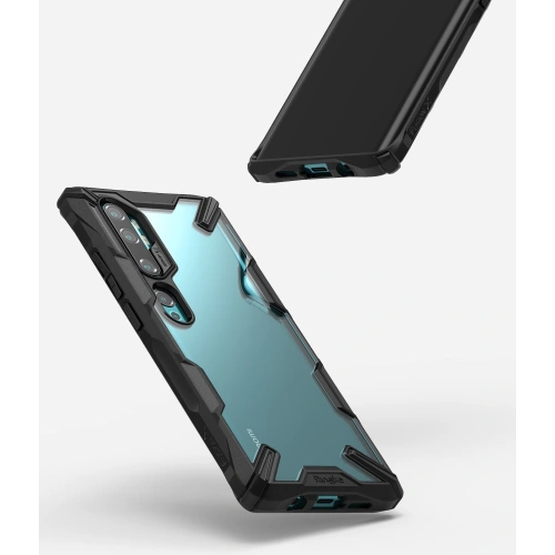 Kup Etui Ringke Fusion-X Xiaomi Mi Note 10/Pro Fekete - RGK1074BLK - {ean13} - Sklep Home Screen