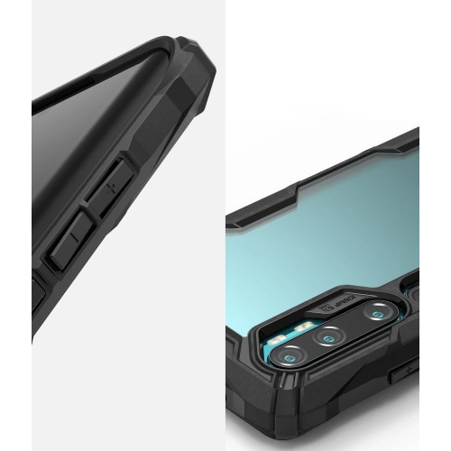 Kup Etui Ringke Fusion-X Xiaomi Mi Note 10/Pro Fekete - RGK1074BLK - {ean13} - Sklep Home Screen