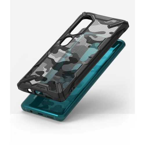 Kup Etui Ringke Fusion-X Design Xiaomi Mi Note 10/Pro Camo (Moro) Negru - RGK1075MOB - {ean13} - Sklep Home Screen