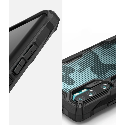 Kup Etui Ringke Fusion-X Design Xiaomi Mi Note 10/Pro Camo (Moro) Black - RGK1075MOB - {ean13} - Sklep Home Screen