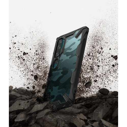 Kup Etui Ringke Fusion-X Design Xiaomi Mi Note 10/Pro Camo (Moro) Black - RGK1075MOB - {ean13} - Sklep Home Screen