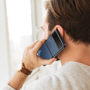 Case Dux Ducis Fino Samsung Galaxy Z Flip 4 blau
