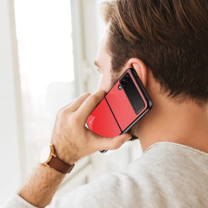 Etui Dux Ducis Fino Samsung Galaxy Z Flip 4 červené
