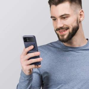Dux Ducis Venice tok Samsung Galaxy Z Flip 3 kék