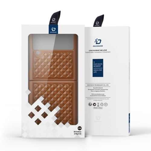 Kup Case Dux Ducis Venice Samsung Galaxy Z Flip 3 braun - DDS1221 - {ean13} - Sklep Home Screen