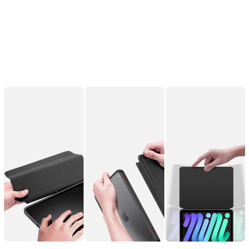 Kup Dux Ducis Magi Case für Apple iPad mini 2021 (6. Generation) / iPad mini 8.3" 2024 7gen / iPad mini 8.3" 2024 7gen mit Stifthalter schwarz - DDS1227 - {ean13} - Sklep Home Screen