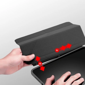 Etui Dux Ducis Magi Apple iPad mini 2021 (6. generace) Pencil holder růžový