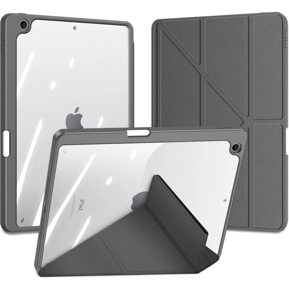 Etui Dux Ducis Magi Apple iPad 10.2 2019/2020/2021 (7., 8. i 9. generacji) Pencil holder szary