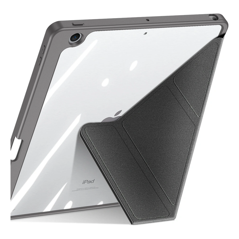 Etui Dux Ducis Magi Apple iPad 10.2 2019/2020/2021 (7., 8. i 9. generacji) Pencil holder szary