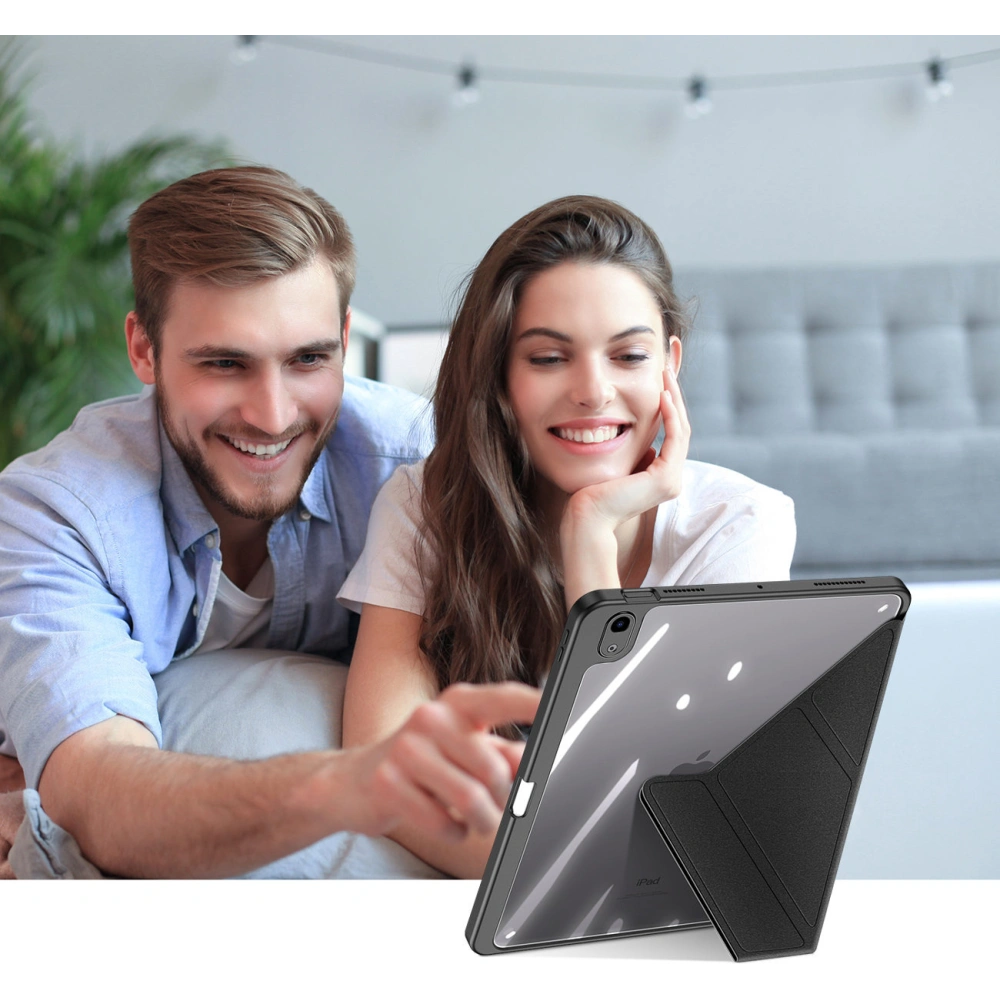 Etui Dux Ducis Magi Apple iPad Air 10.9 2020/2022 (4. i 5. generacji) / iPad Air 11 2024 (6. generacji) Pencil holder czarny