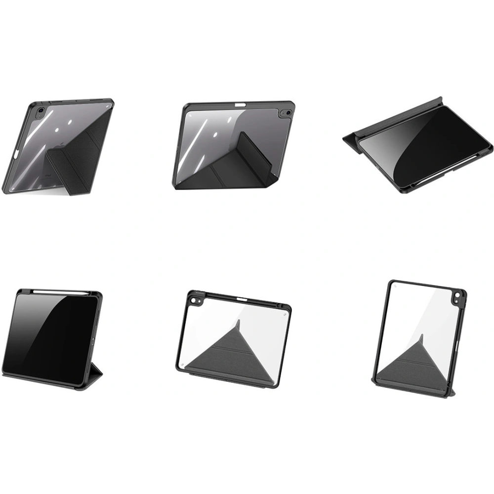 Etui Dux Ducis Magi Apple iPad Air 10.9 2020/2022 (4. i 5. generacji) / iPad Air 11 2024 (6. generacji) Pencil holder czarny