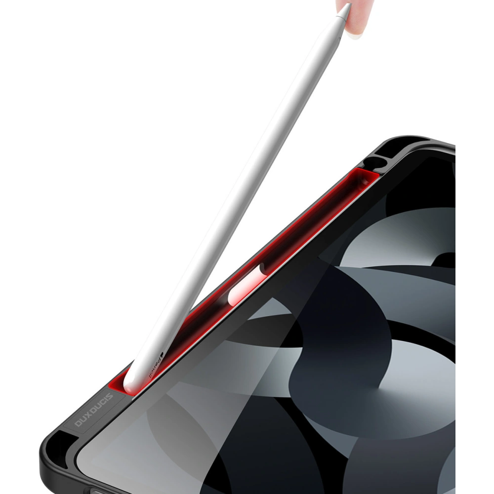 Etui Dux Ducis Magi Apple iPad Air 10.9 2020/2022 (4. i 5. generacji) / iPad Air 11 2024 (6. generacji) Pencil holder czarny