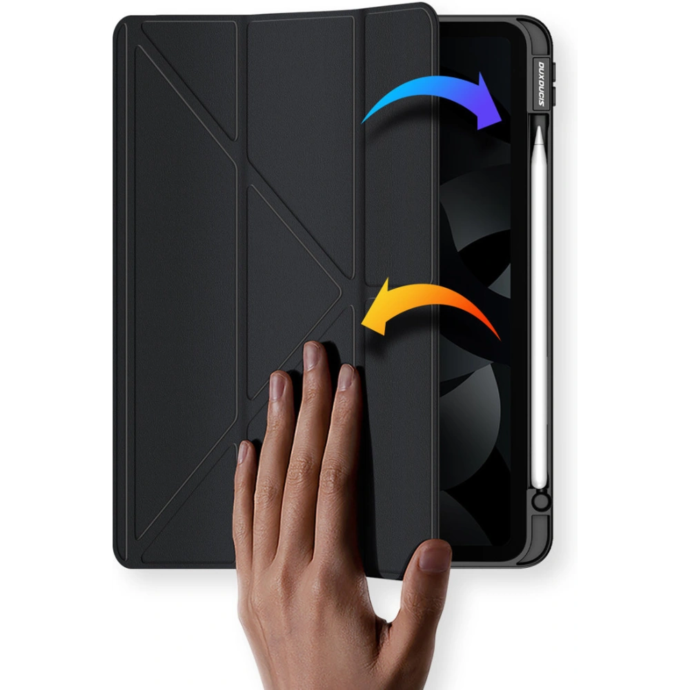 Etui Dux Ducis Magi Apple iPad Air 10.9 2020/2022 (4. i 5. generacji) / iPad Air 11 2024 (6. generacji) Pencil holder czarny