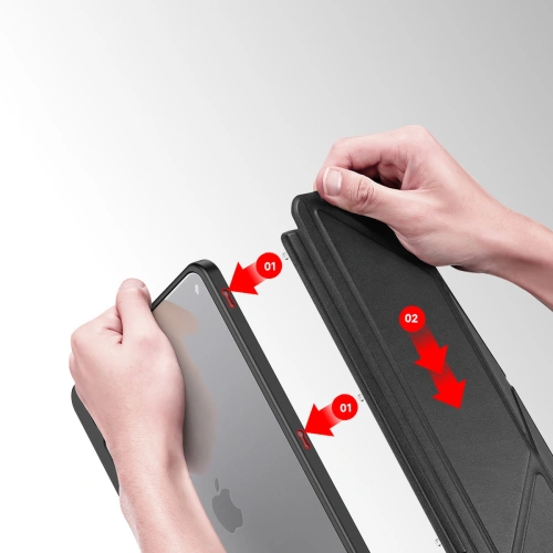 Kup Case Dux Ducis Magi für Apple iPad Air 10.9 2020/2022 (4. und 5. Generation) / iPad Air 11 2024 (6. Generation) mit Stifthalter schwarz - DDS1233 - {ean13} - Sklep Home Screen