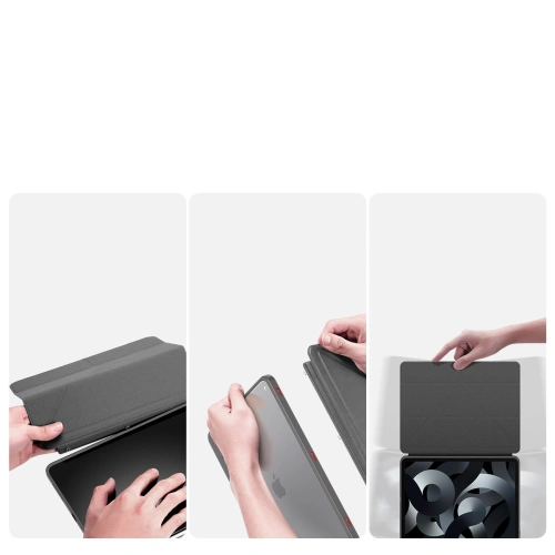 Kup Case Dux Ducis Magi für Apple iPad Air 10,9 2020/2022 (4. und 5. Generation) / iPad Air 11 2024 (6. Generation) mit Stifthalter in Grau. - DDS1234 - {ean13} - Sklep Home Screen