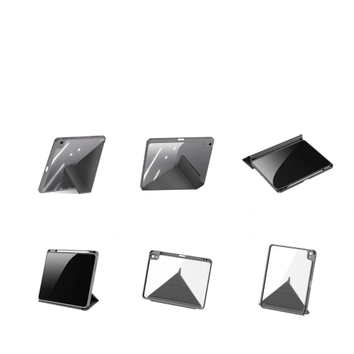 Kup Case Dux Ducis Magi für Apple iPad Air 10,9 2020/2022 (4. und 5. Generation) / iPad Air 11 2024 (6. Generation) mit Stifthalter in Grau. - DDS1234 - {ean13} - Sklep Home Screen