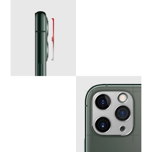 Kup Nakládka Ringke Camera Styling Apple iPhone 11 Pro & iPhone 11 Pro Max Stříbrná - RGK1079SLV - {ean13} - Sklep Home Screen