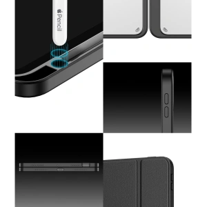 Kup Etui Dux Ducis Magi Apple iPad Air 10.9 2020/2022 (4. i 5. generacji) / iPad Air 11 2024 (6. generacji) Pencil holder szary - DDS1234 - {ean13} - Sklep Home Screen
